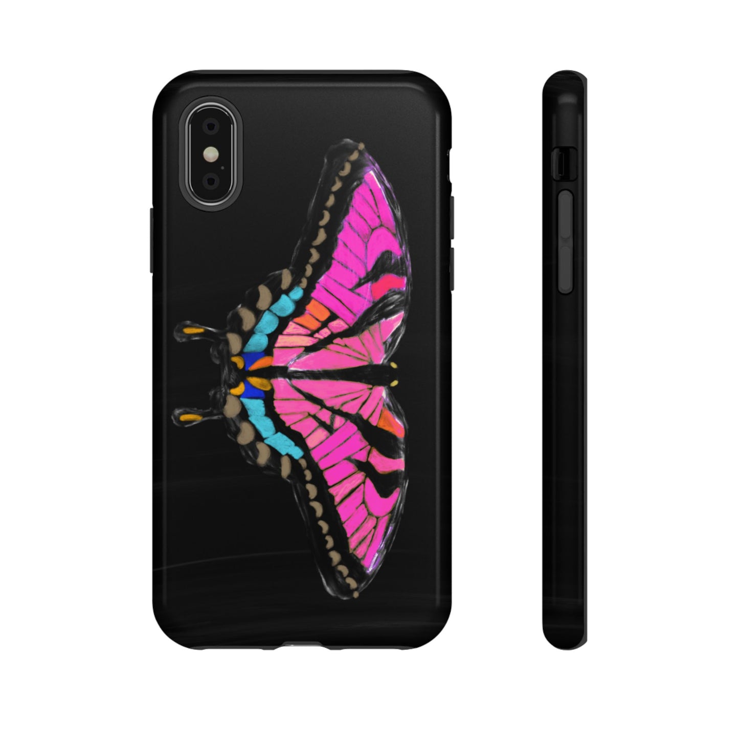 Pink Butterfly Tough Case