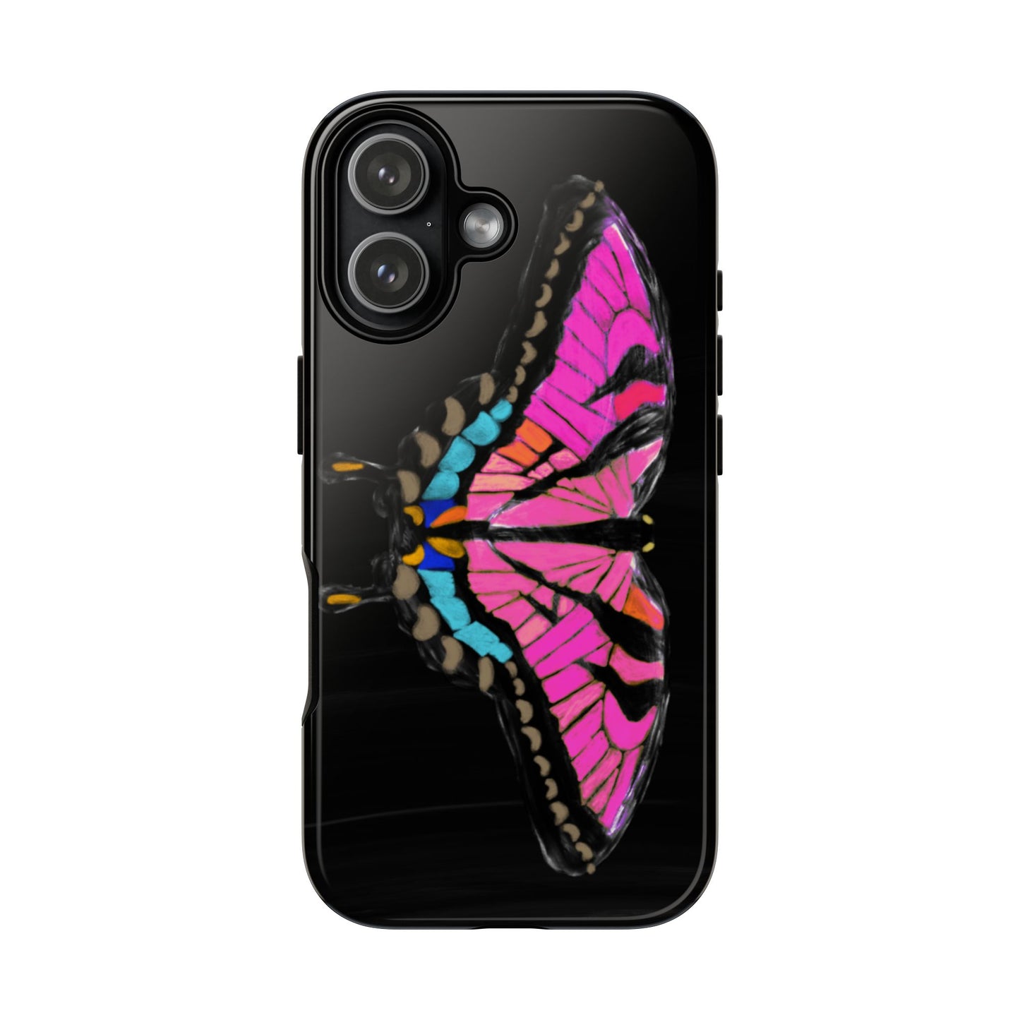 Pink Butterfly Tough Case