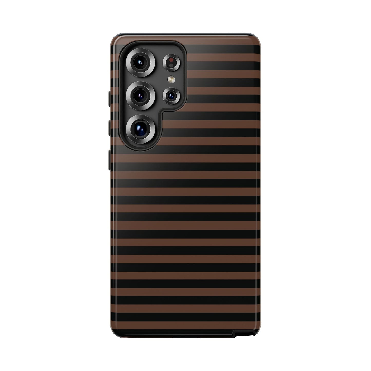 Brown Striped Tough Case