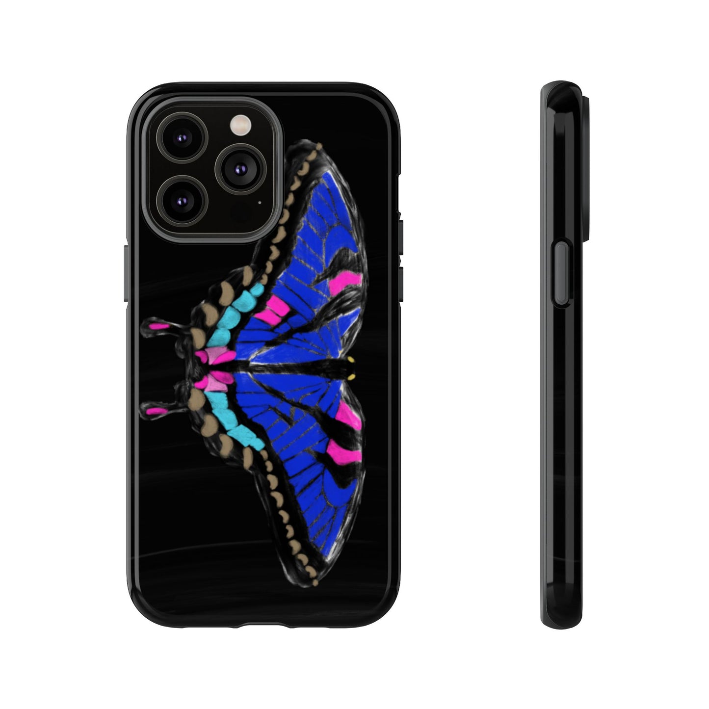 Blue Butterfly Tough Case