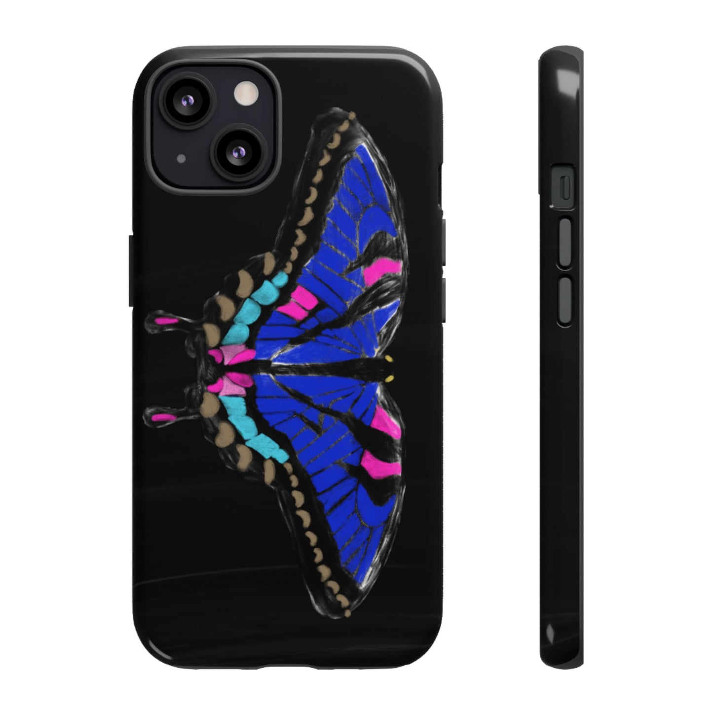 Blue Butterfly Tough Case
