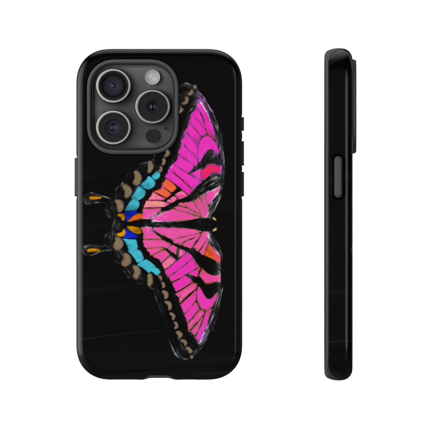 Pink Butterfly Tough Case