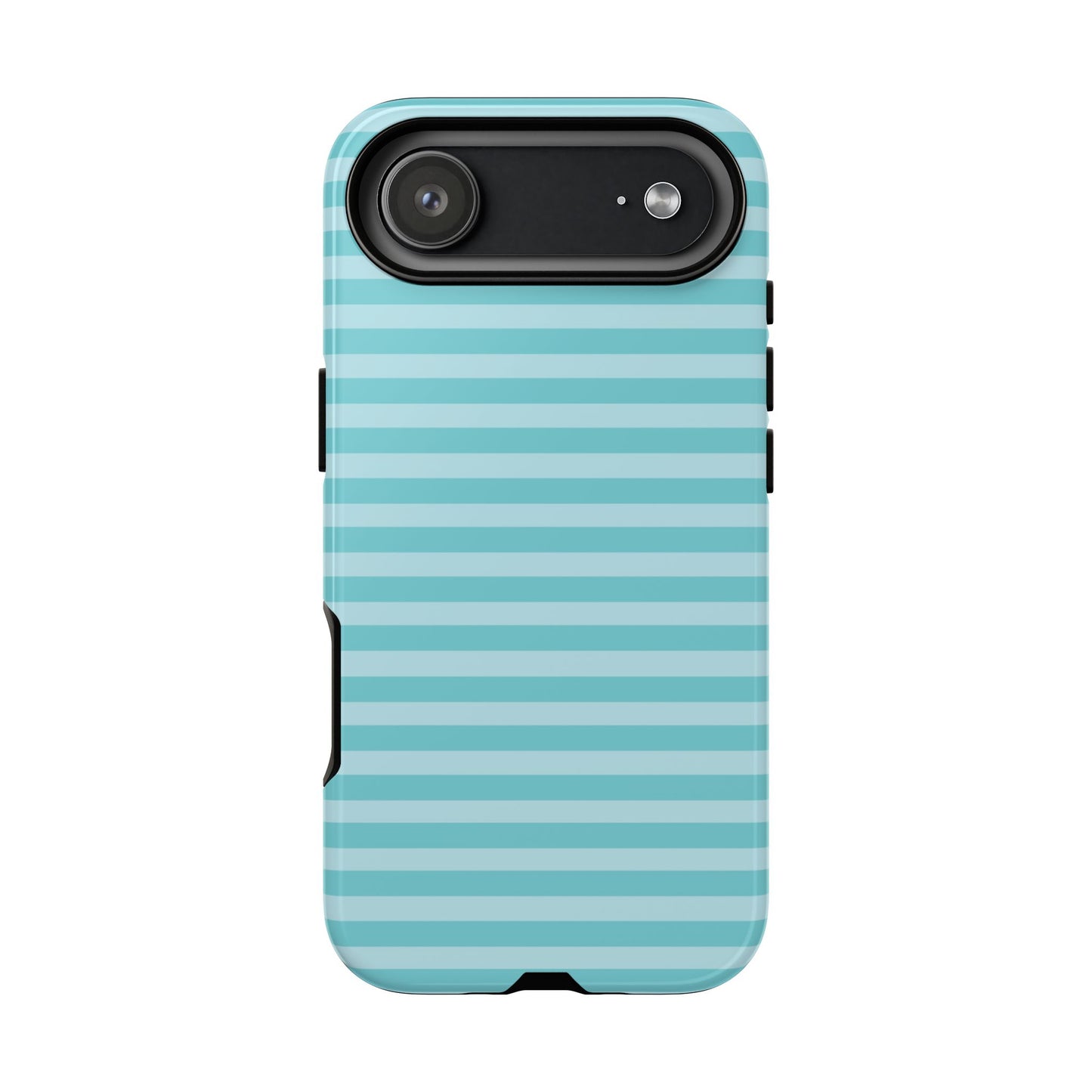 Teal Striped Tough Case