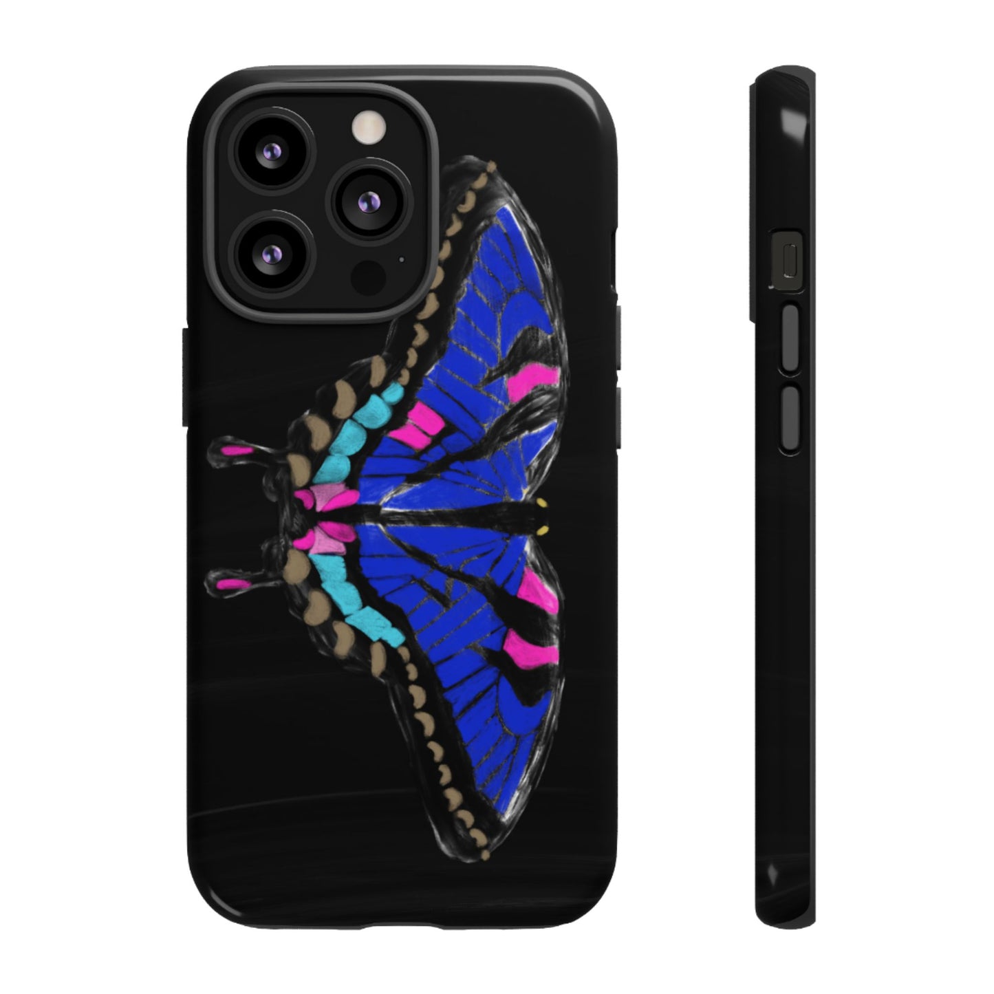 Blue Butterfly Tough Case