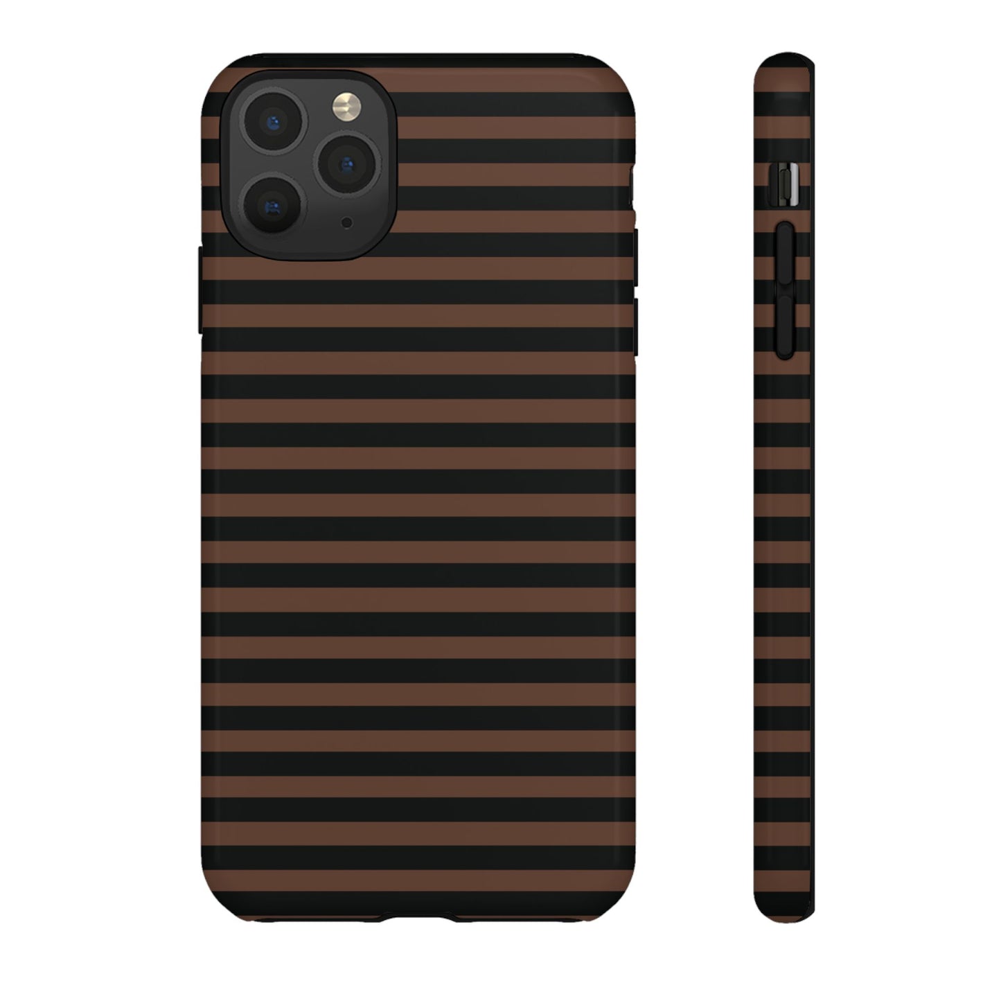 Brown Striped Tough Case