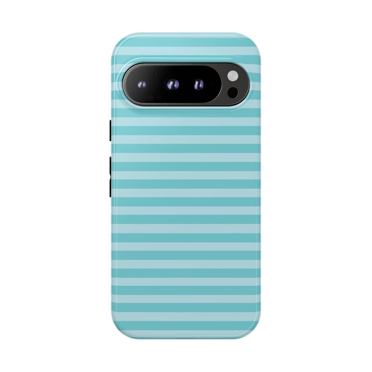 Teal Striped Tough Case
