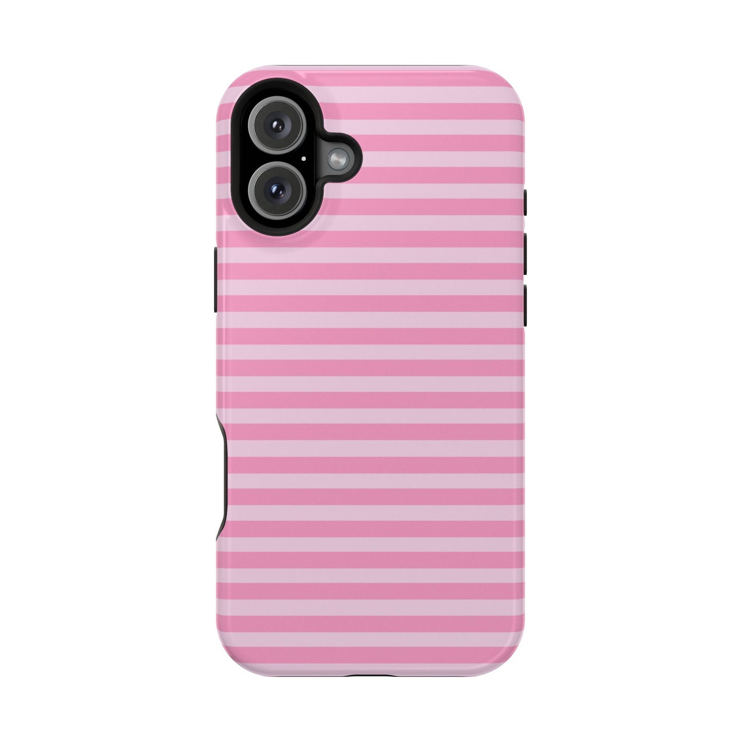 Pink Striped MagSafe Case