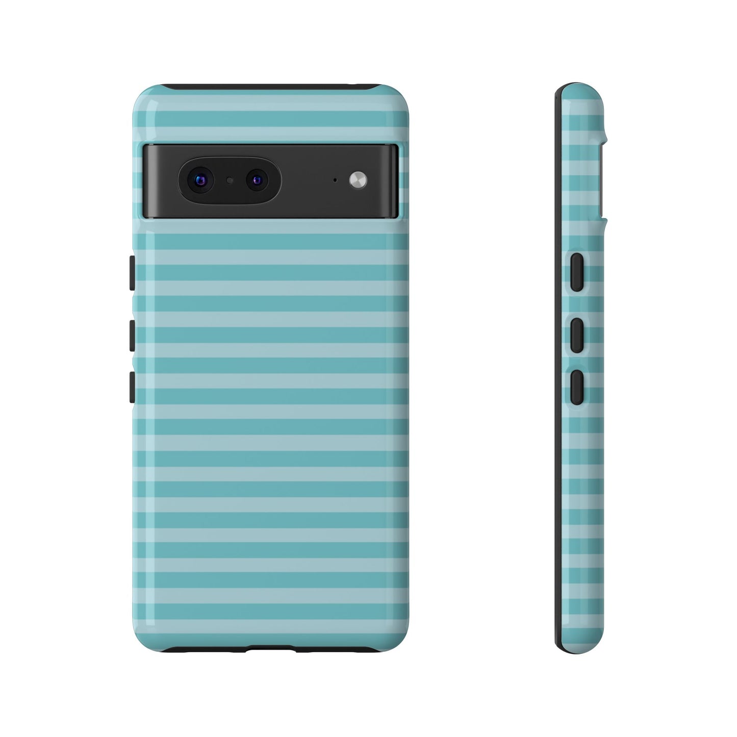 Teal Striped Tough Case