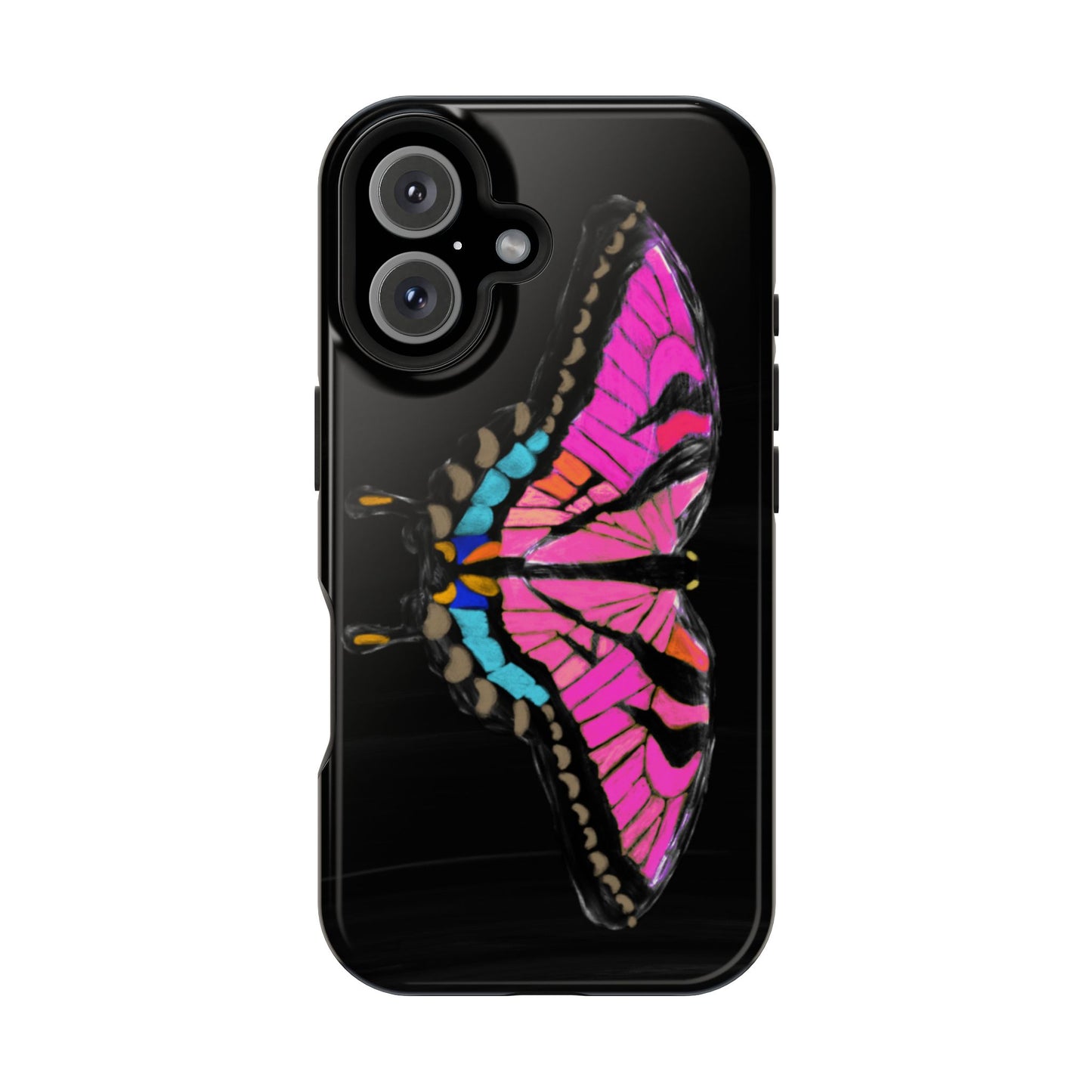 Fuscia Butterfly MagSafe Case