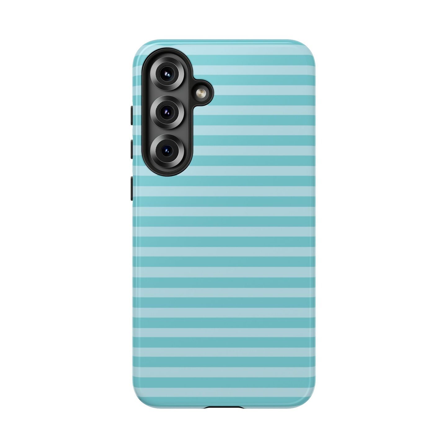 Teal Striped Tough Case