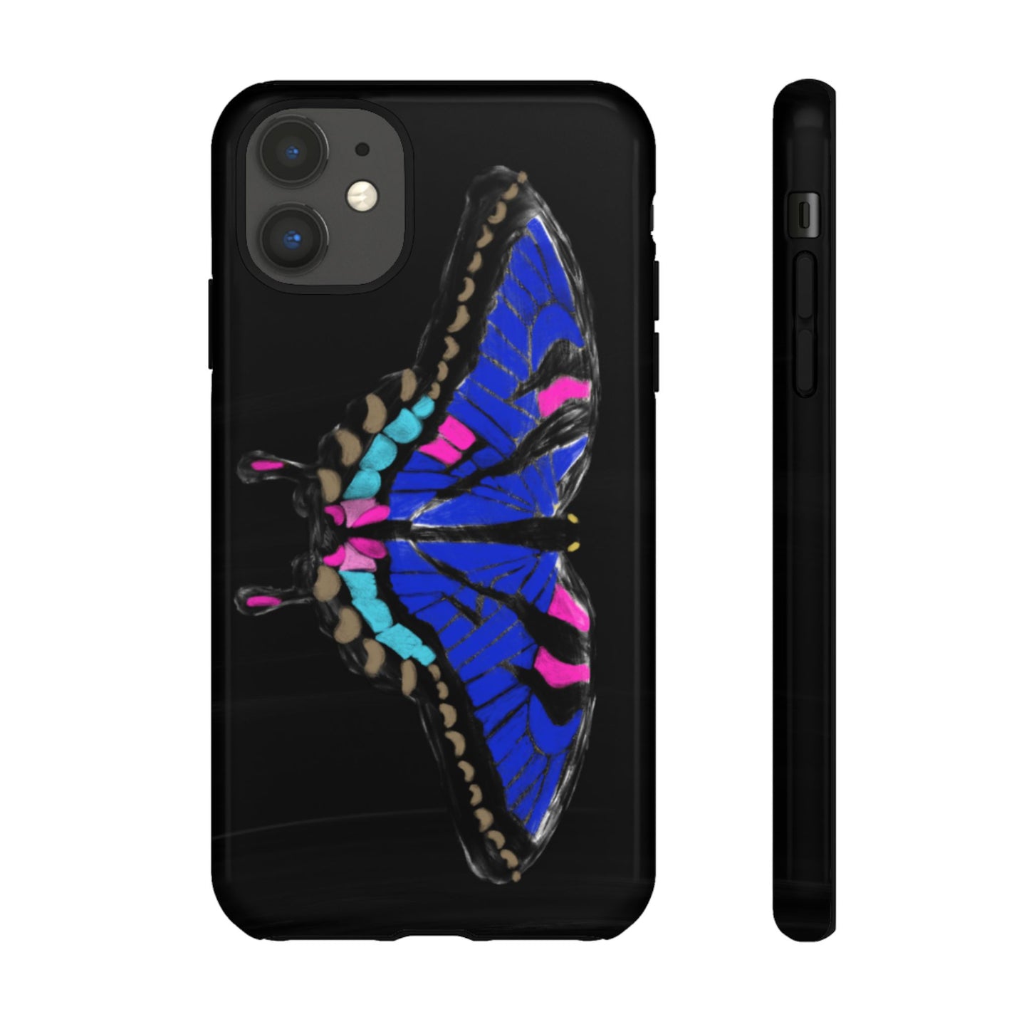 Blue Butterfly Tough Case