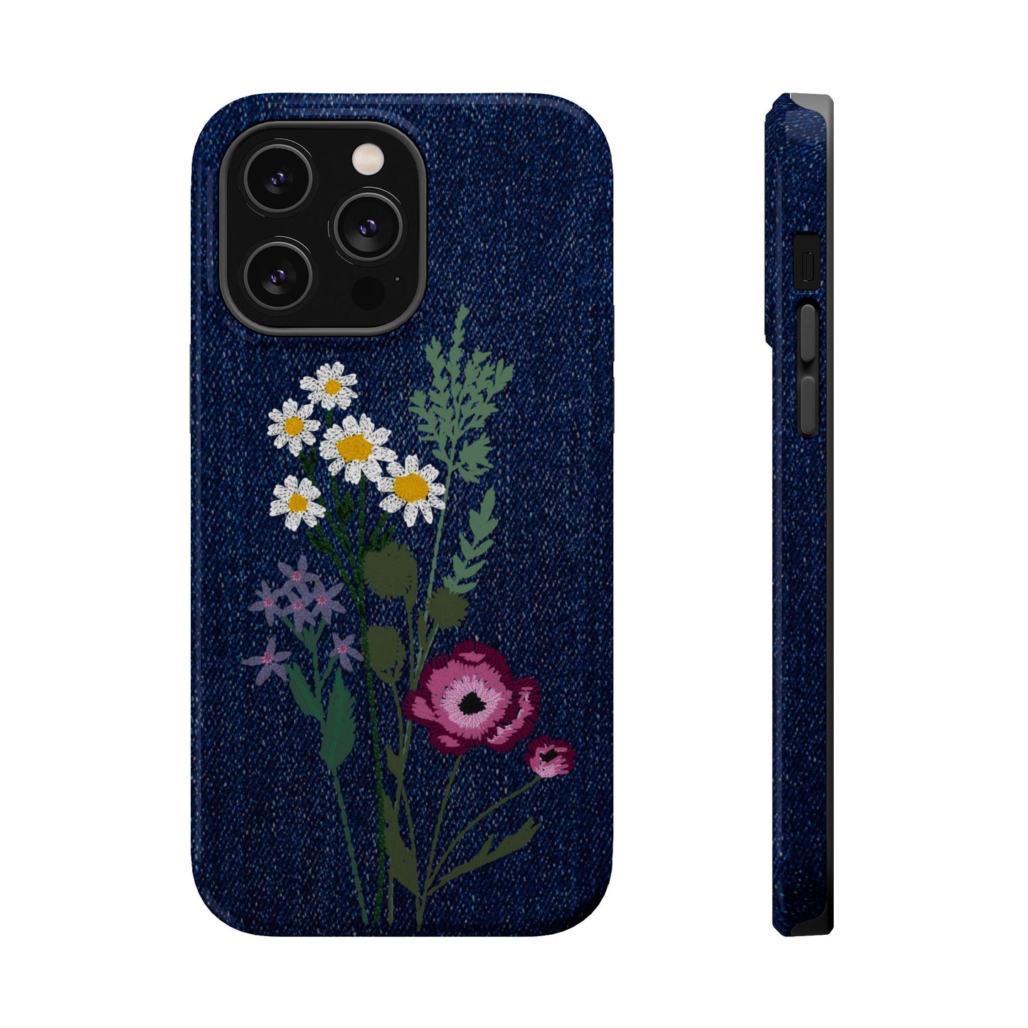 Denim Florals MagSafe Case