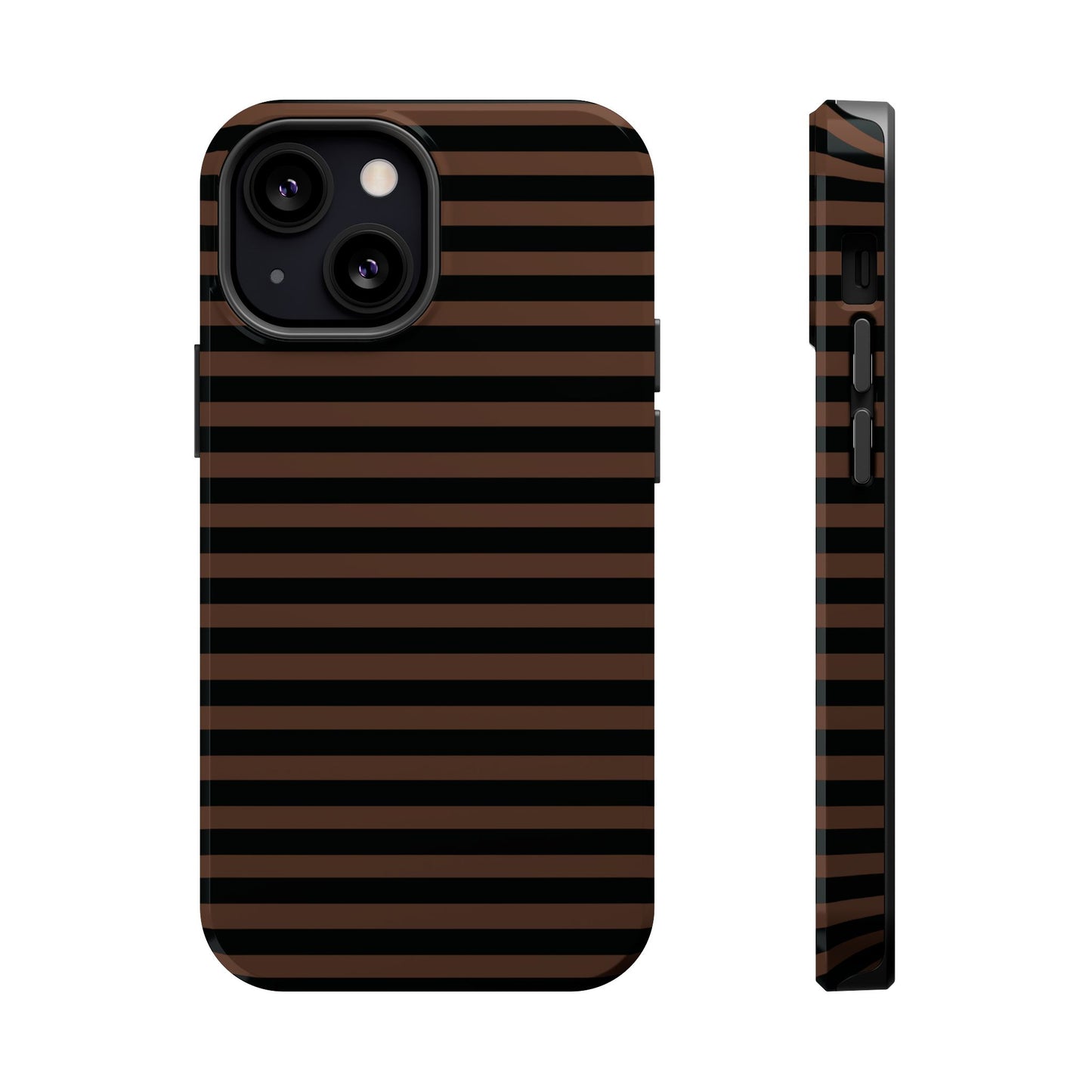 Brown Striped MagSafe Case