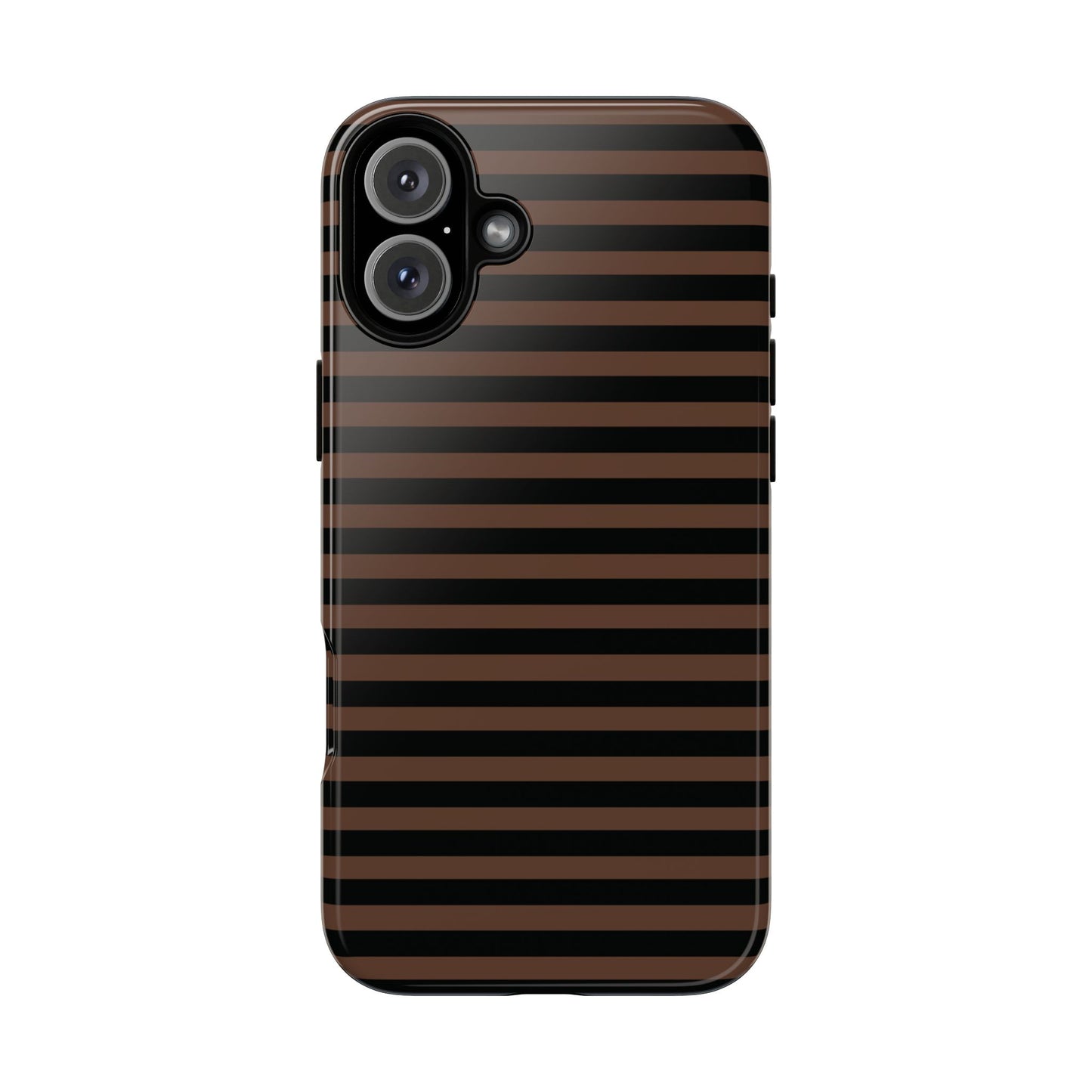 Brown Striped Tough Case