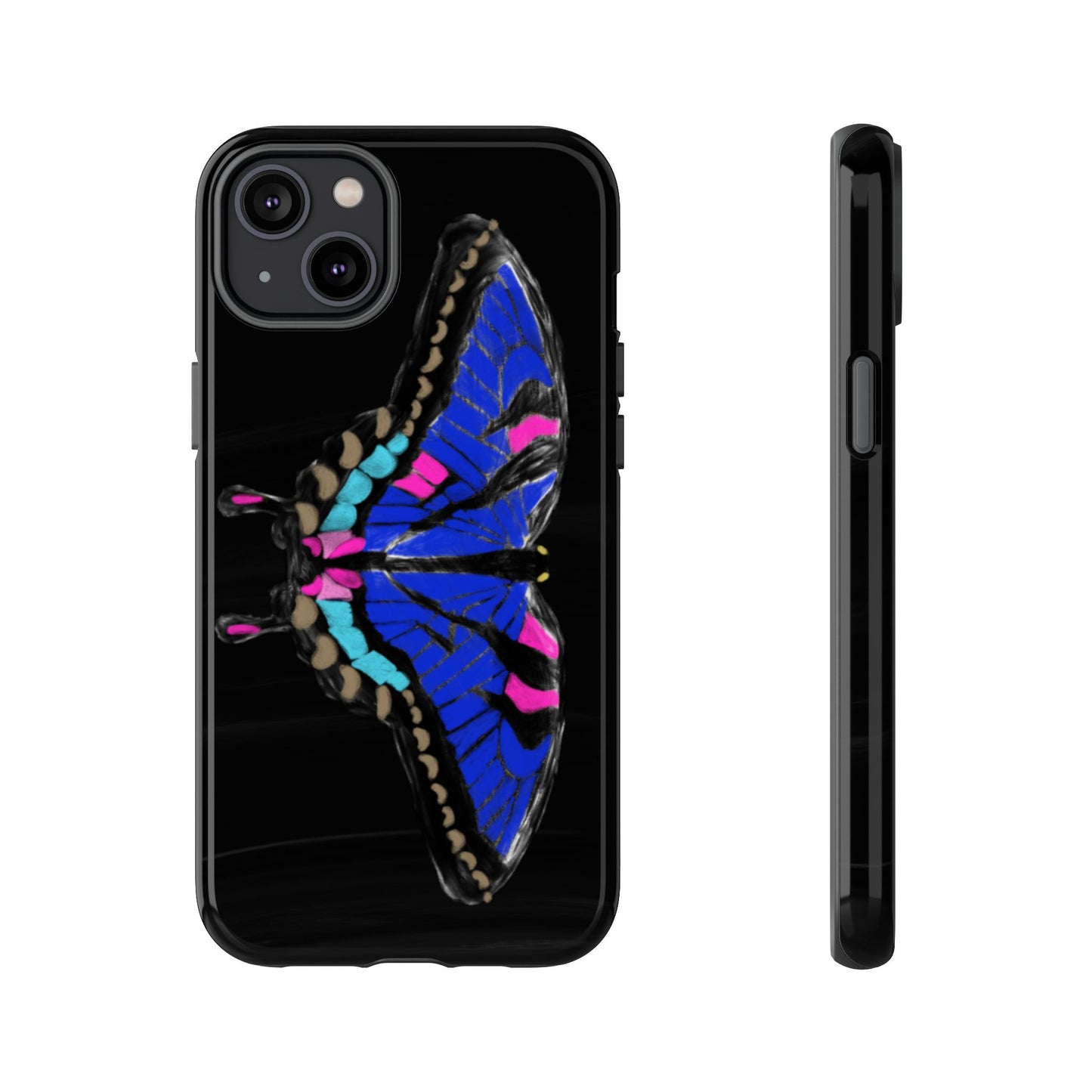 Blue Butterfly Tough Case