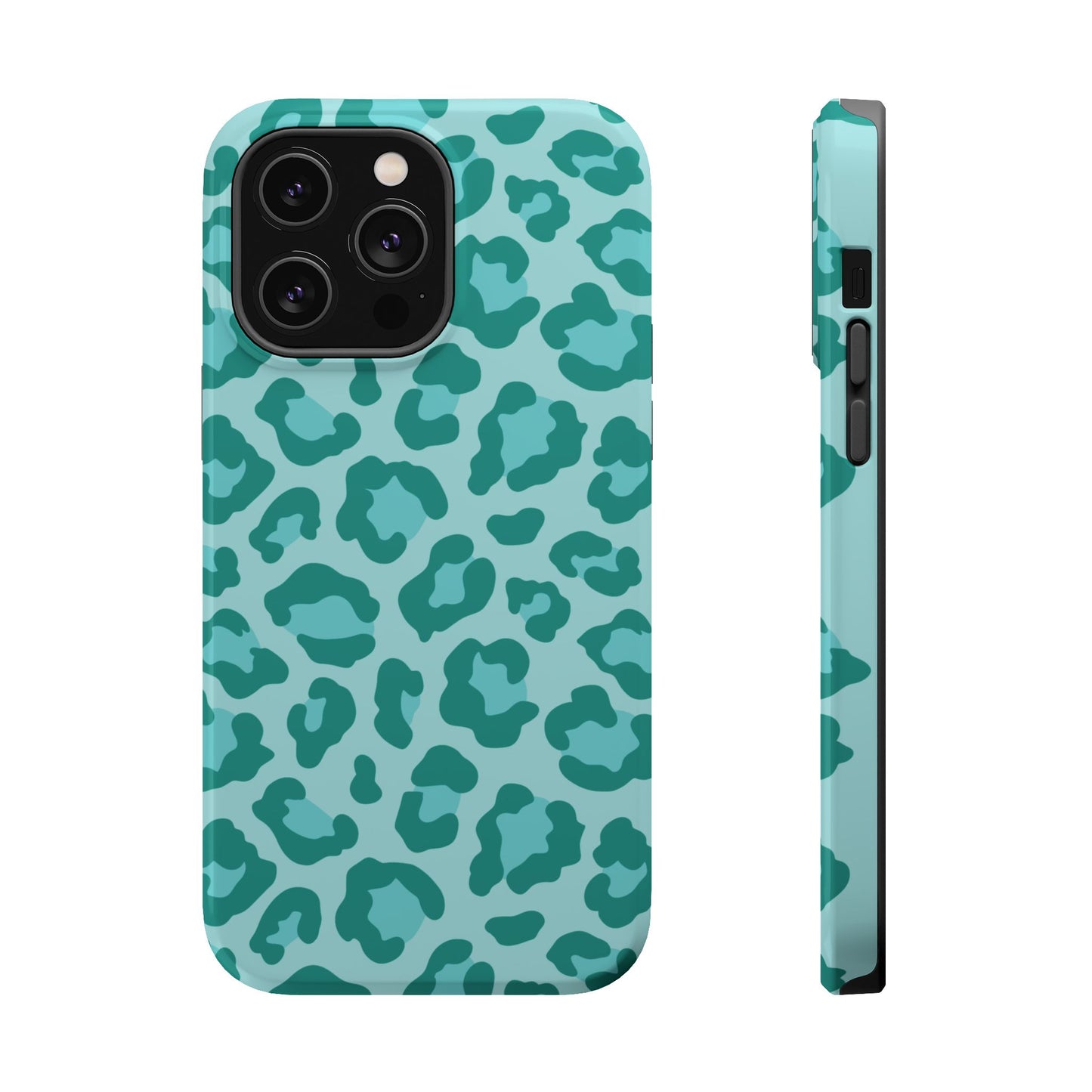Teal Leopard MagSafe Case