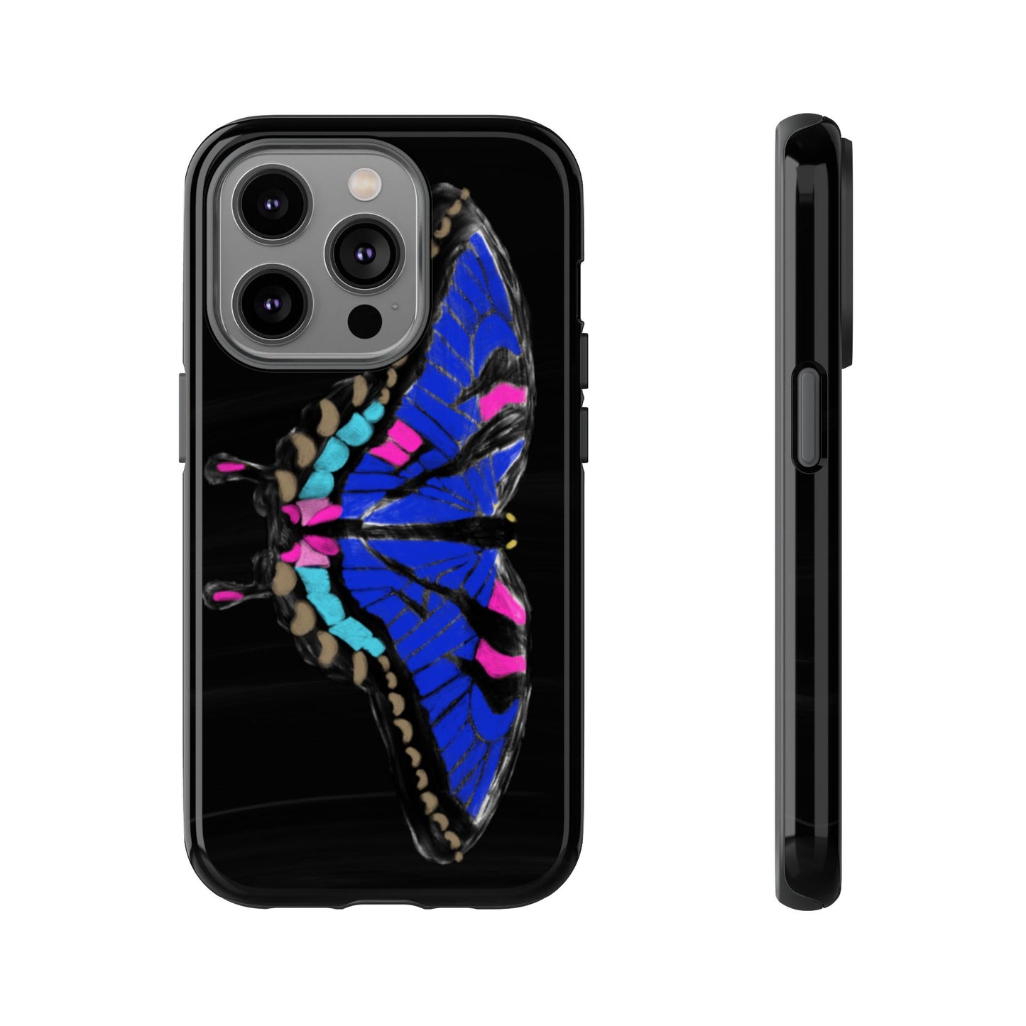 Blue Butterfly Tough Case
