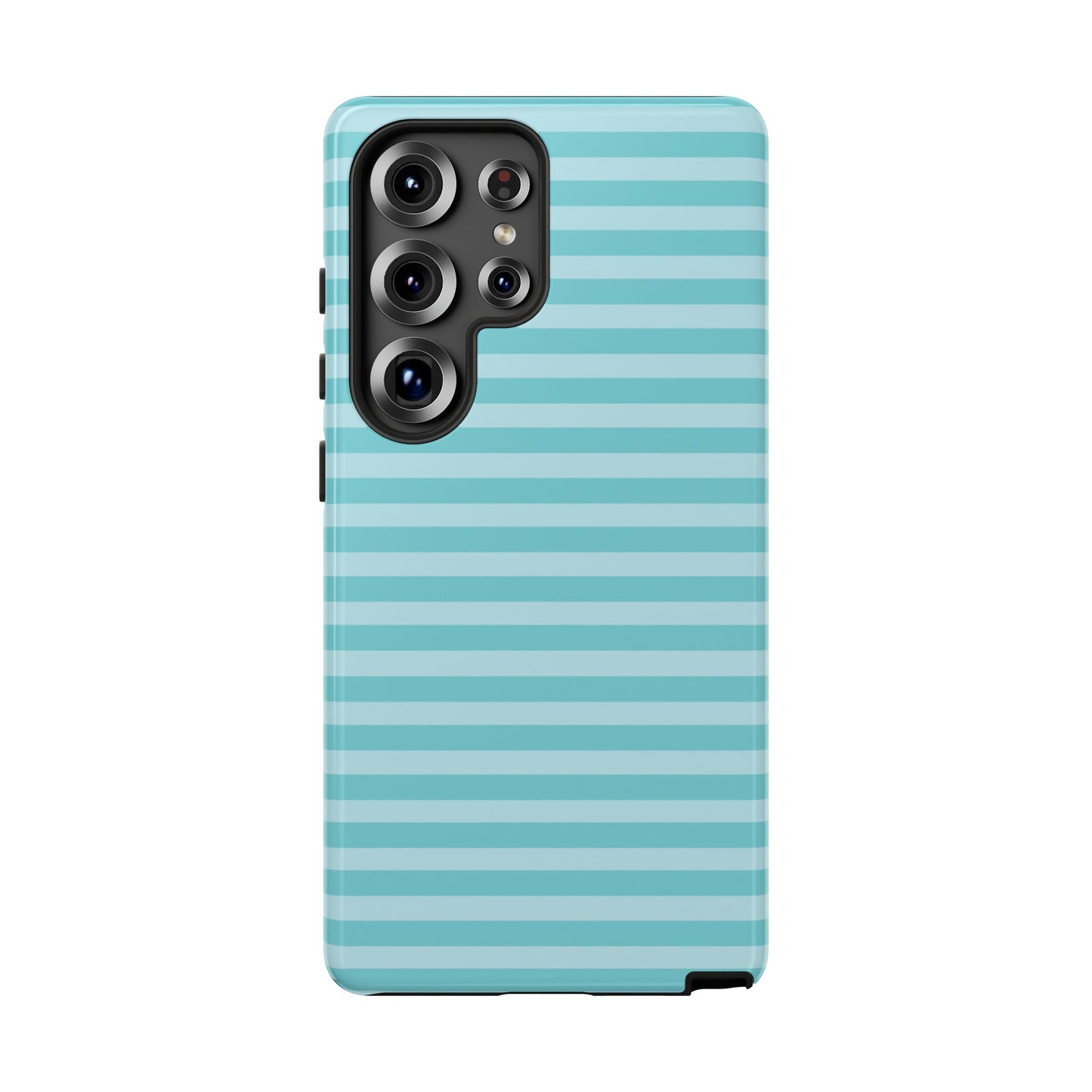Teal Striped Tough Case
