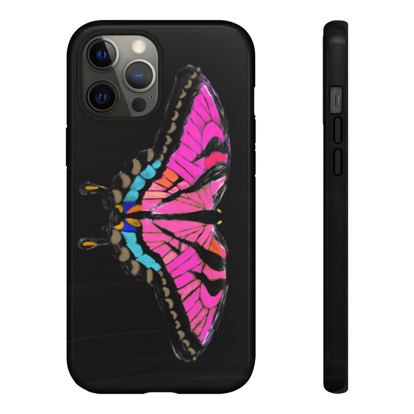 Pink Butterfly Tough Case