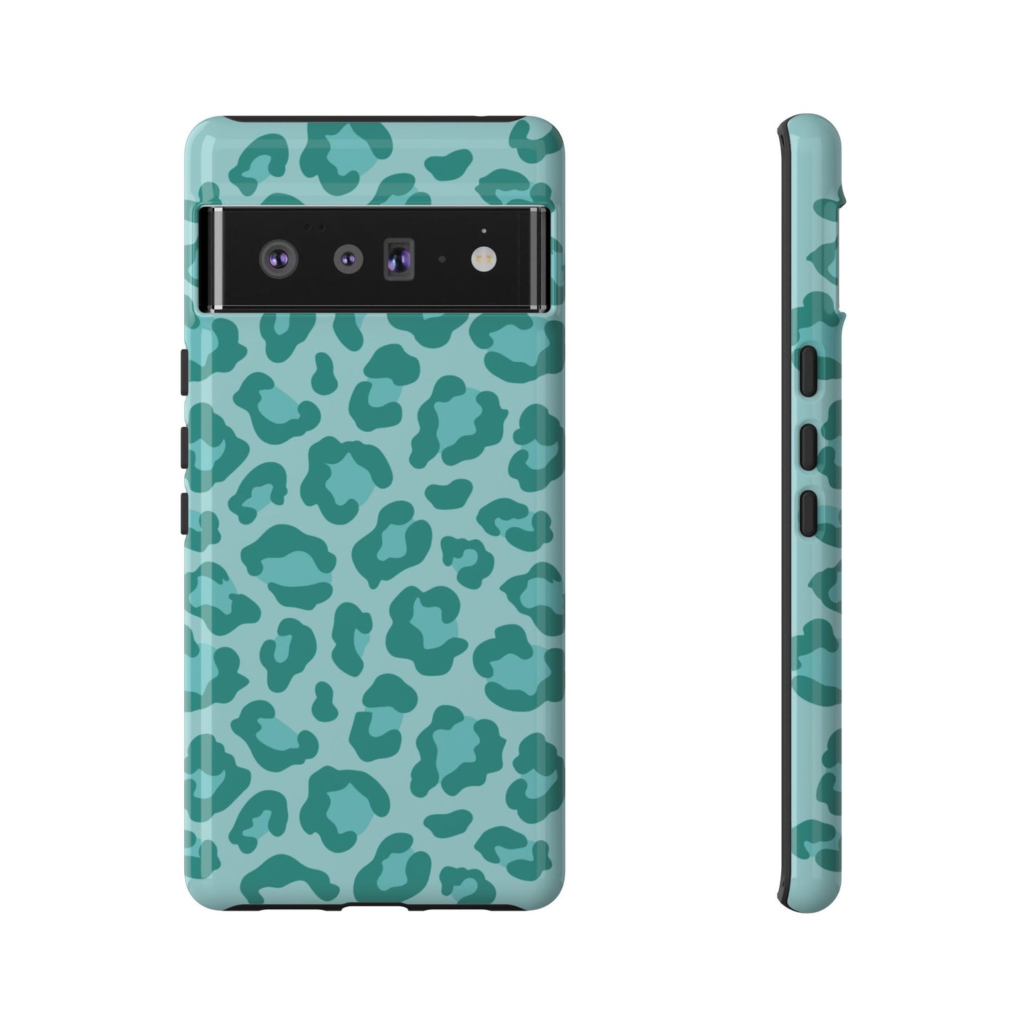 Teal Leopard Tough Case