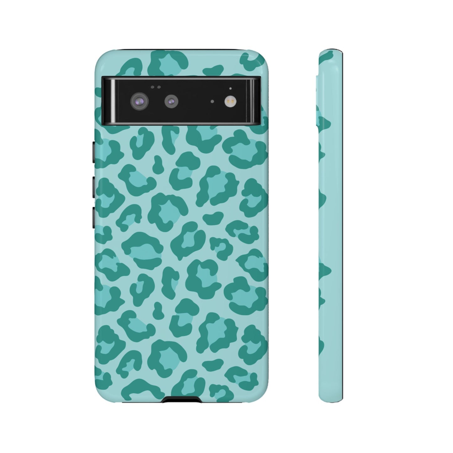Teal Leopard Tough Case