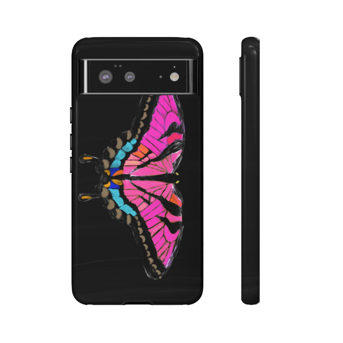 Pink Butterfly Tough Case