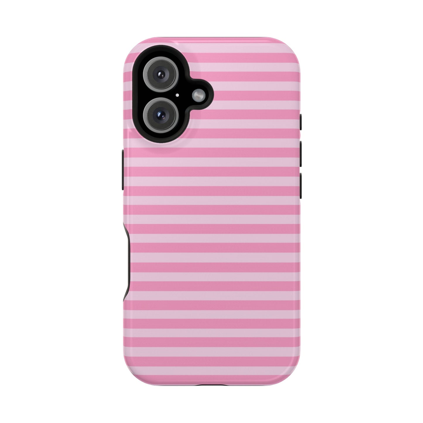 Pink Striped MagSafe Case