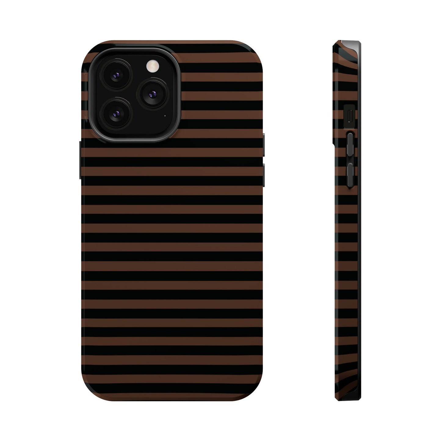 Brown Striped MagSafe Case