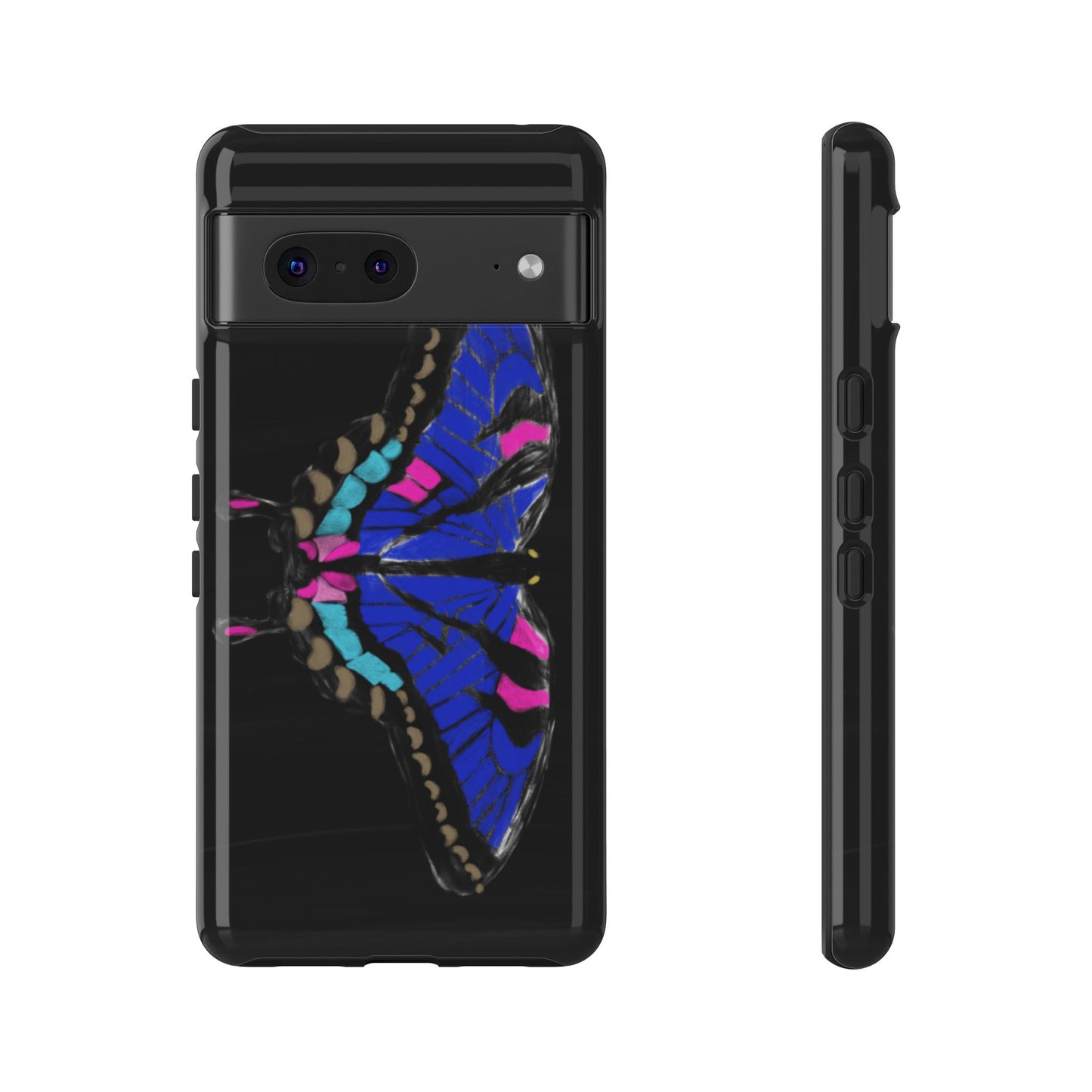Blue Butterfly Tough Case