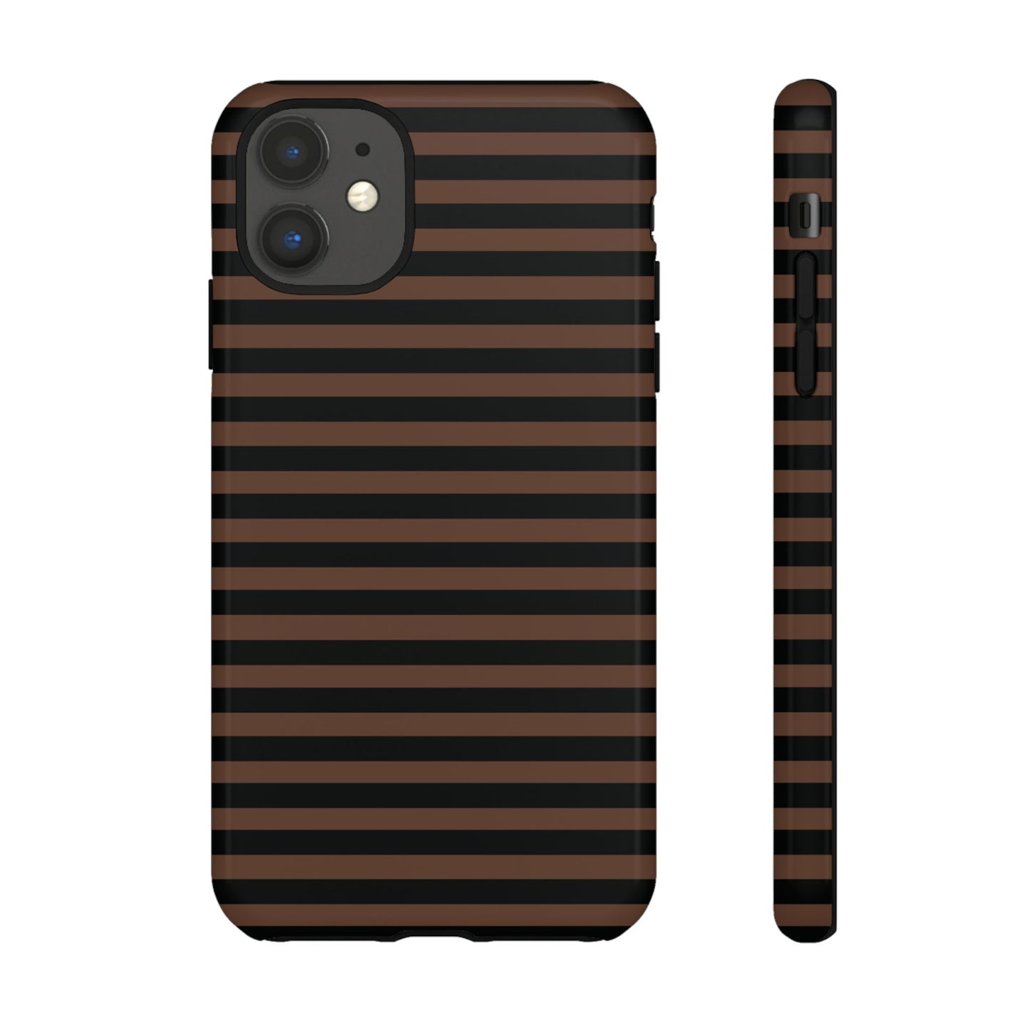 Brown Striped Tough Case