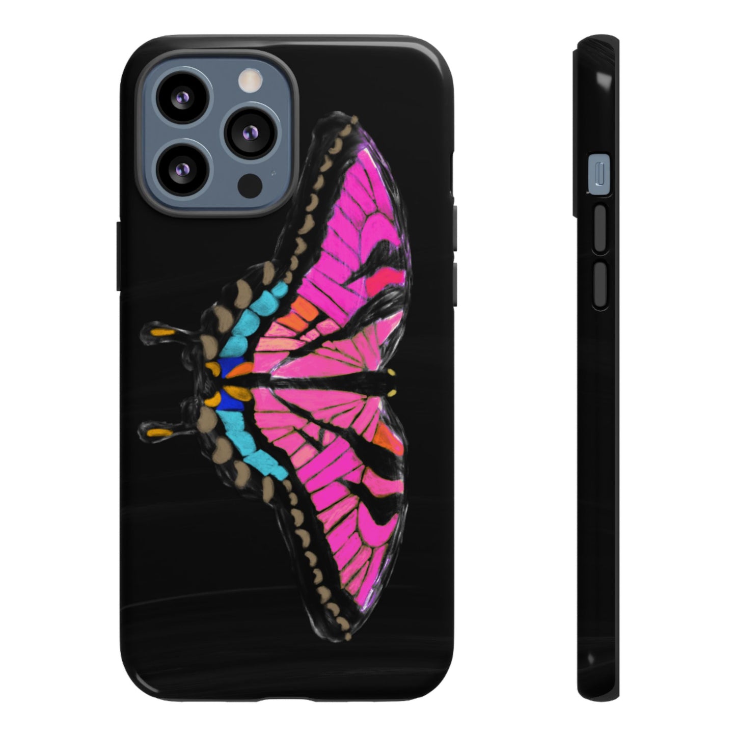 Pink Butterfly Tough Case