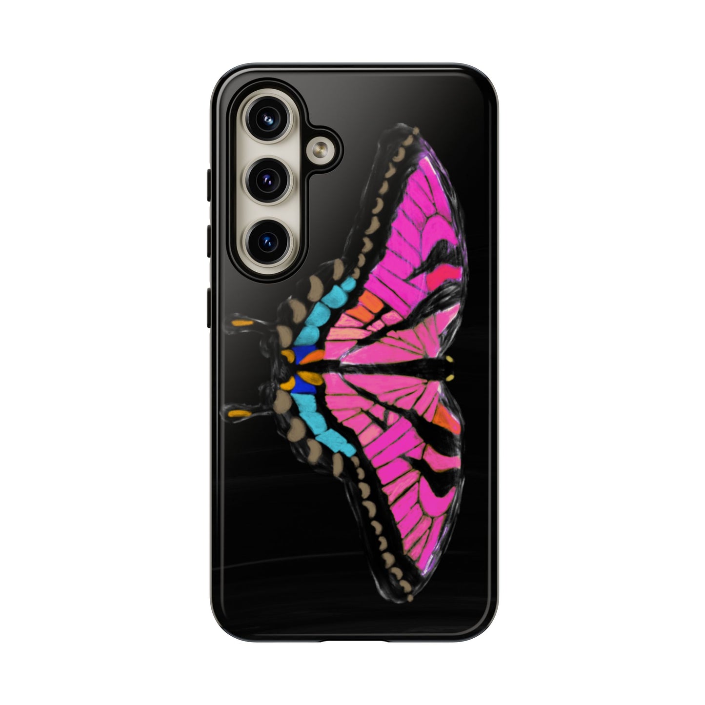 Pink Butterfly Tough Case