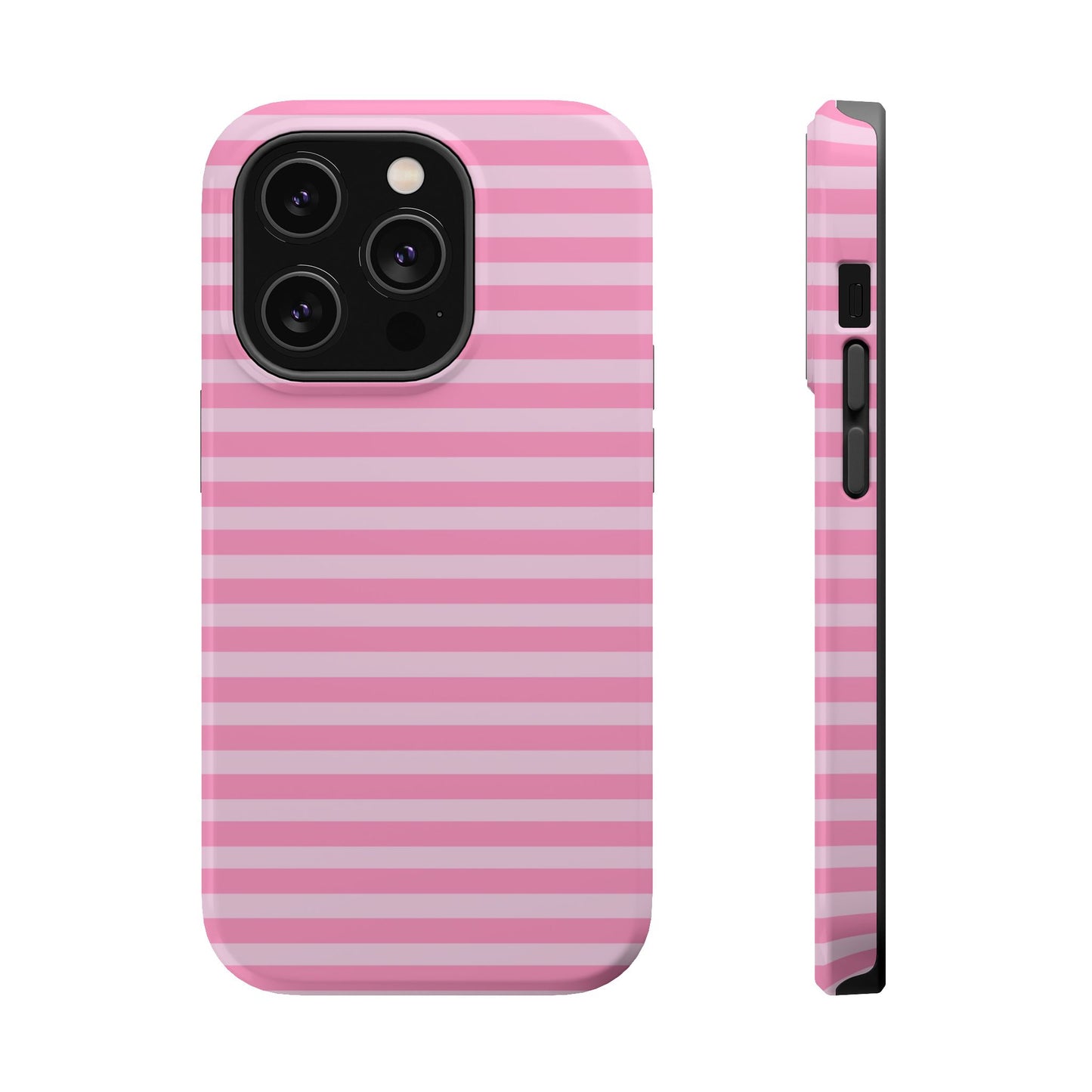 Pink Striped MagSafe Case