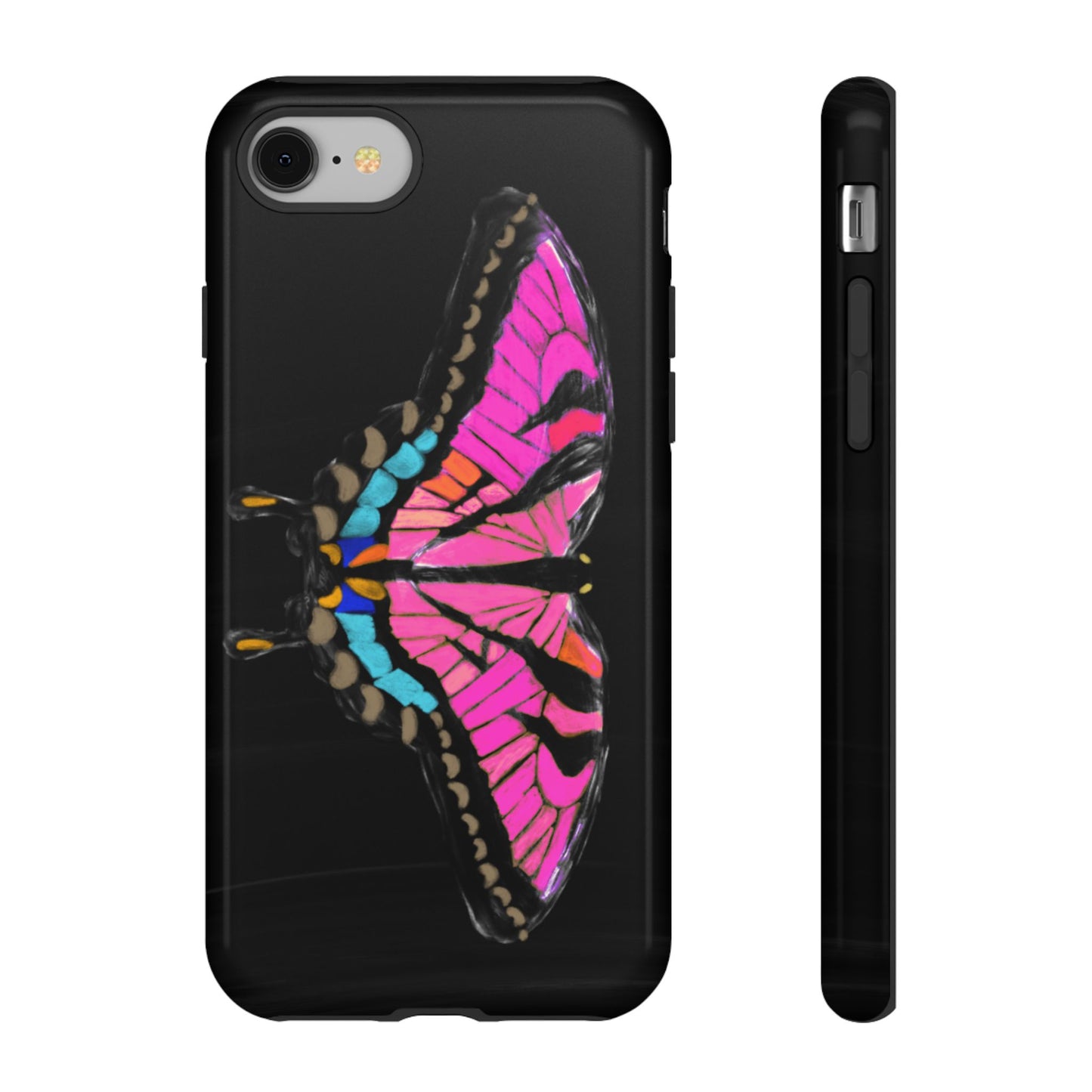 Pink Butterfly Tough Case