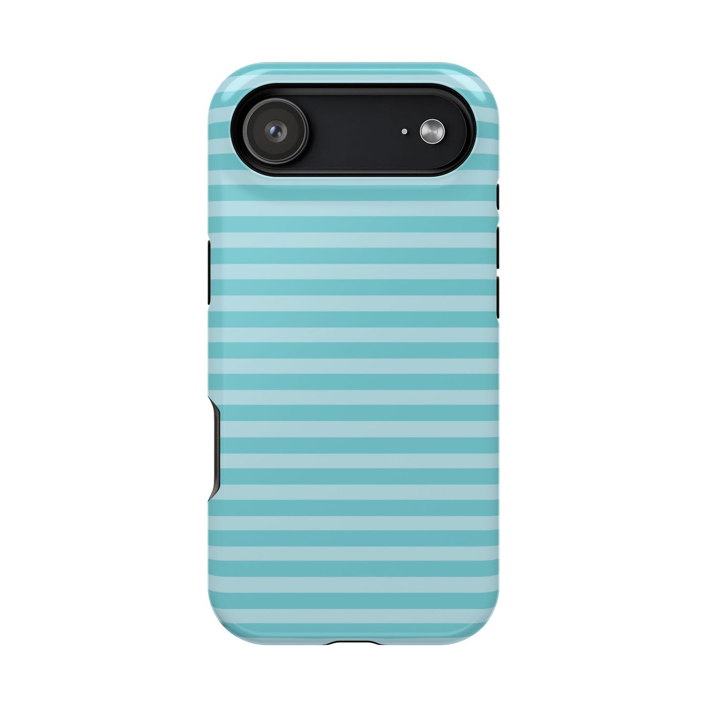 Teal Striped MagSafe Case