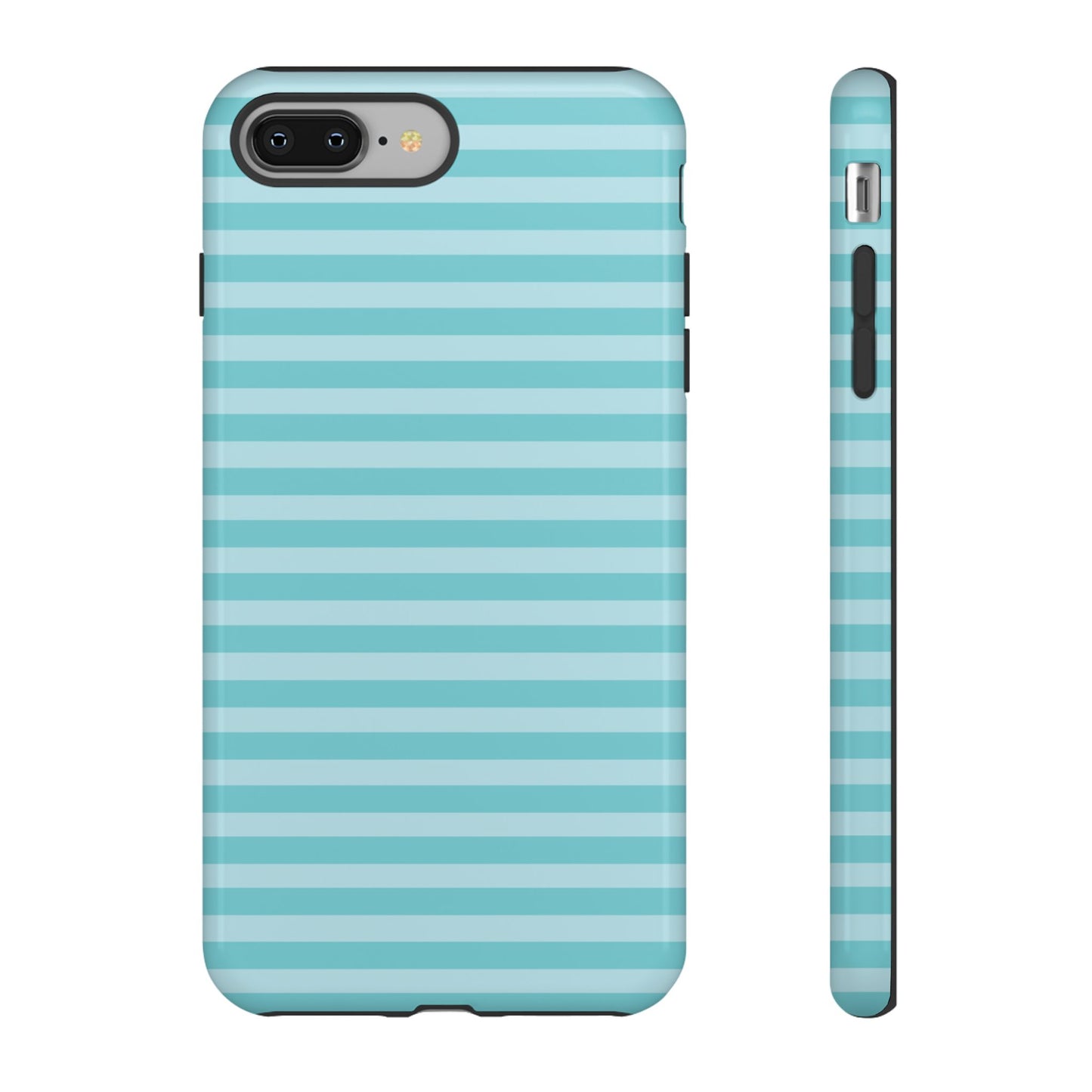 Teal Striped Tough Case