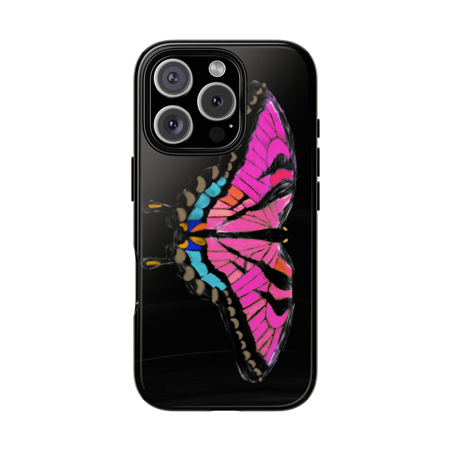 Pink Butterfly Tough Case