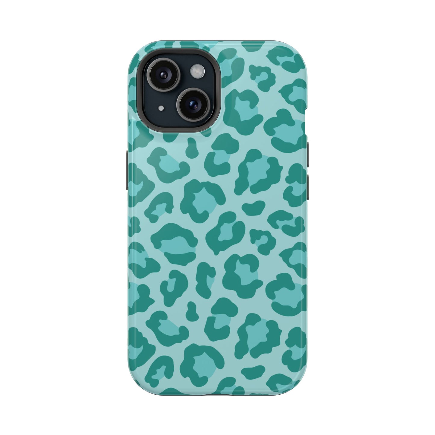 Teal Leopard MagSafe Case