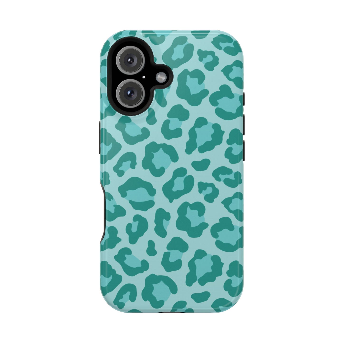 Teal Leopard MagSafe Case