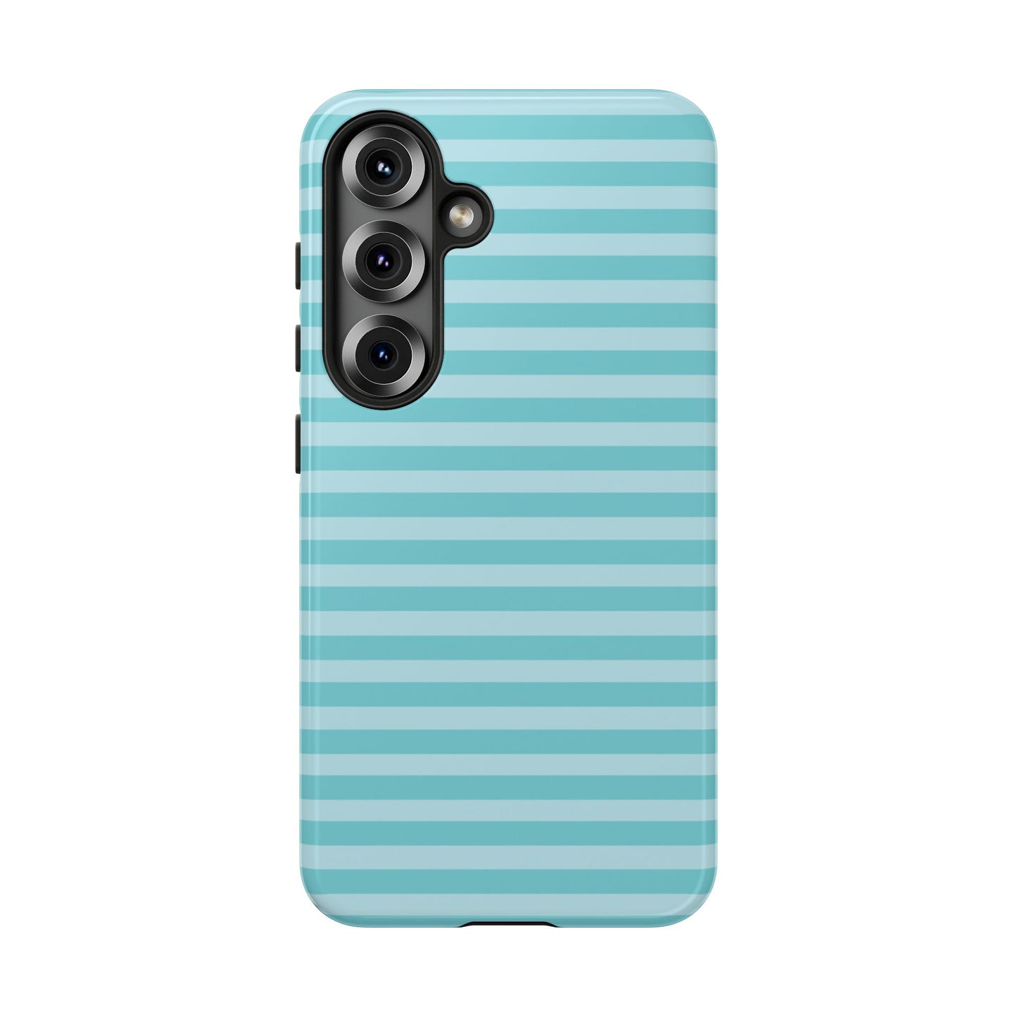 Teal Striped Tough Case