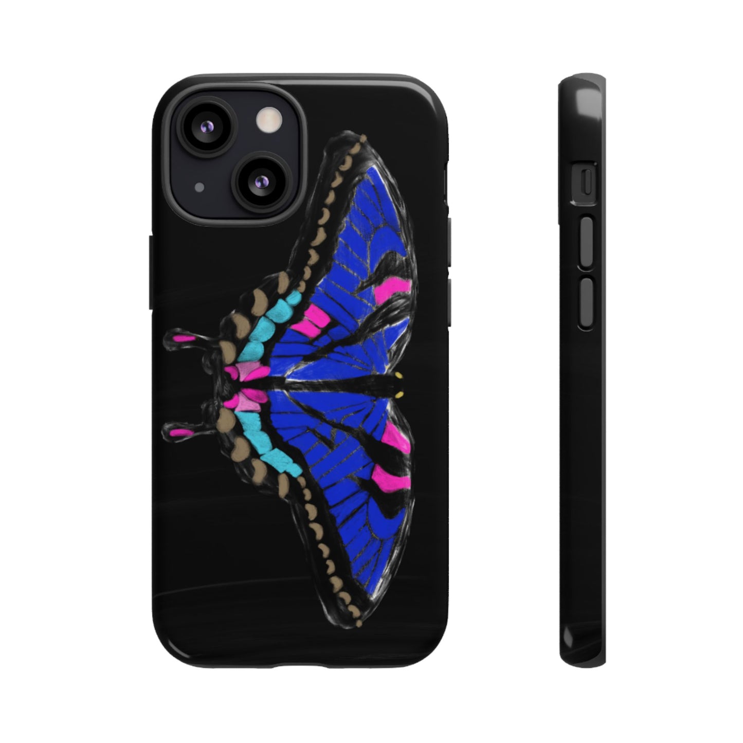 Blue Butterfly Tough Case