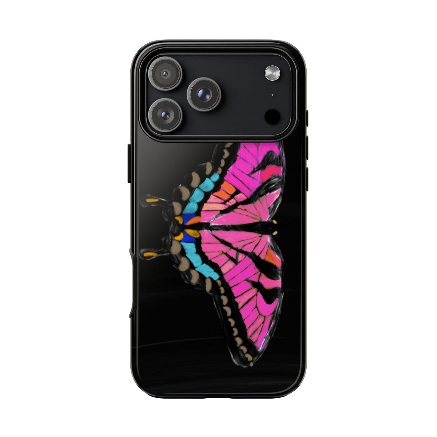 Pink Butterfly Tough Case