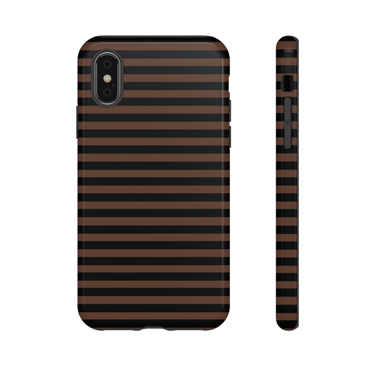 Brown Striped Tough Case