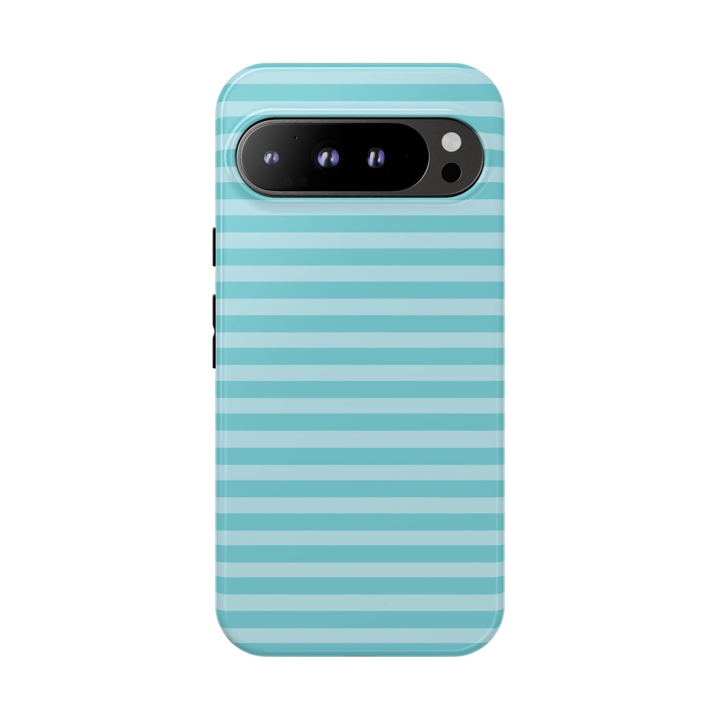 Teal Striped Tough Case